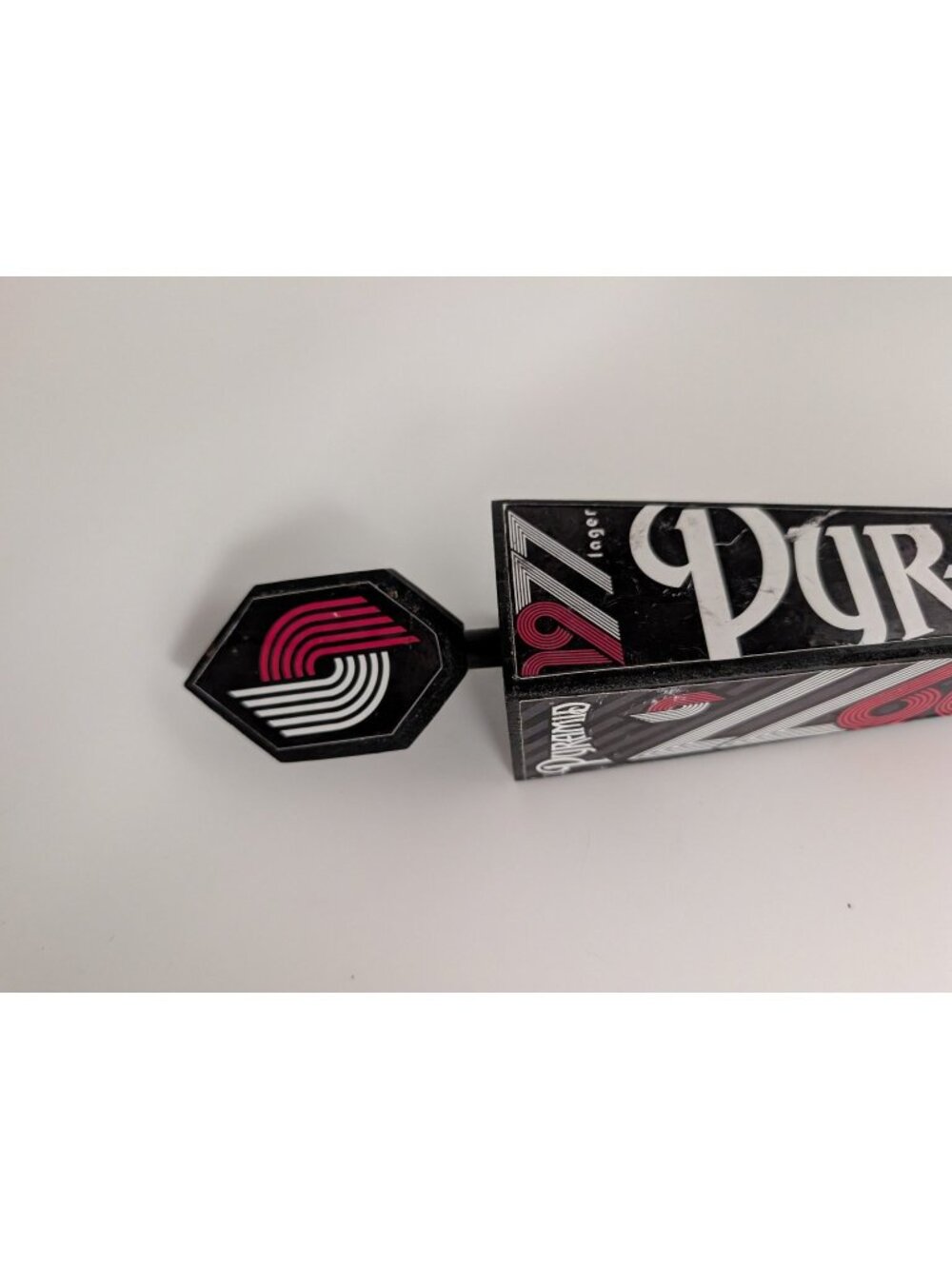 Pyramid 1977 Lager Beer Tap Handle Portland Trail Blazers NBA Bar Decor - Picture 6 of 8